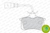 SET PLACUTE FRANA FERODO FDB1481 - Compatibil cu AUDI, FORD, SEAT, SKODA, VW