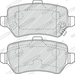 SET PLACUTE FRANA FERODO FDB1521 - Compatibil cu CHEVROLET, CHRYSLER, KIA, OPEL, VAUXHALL