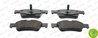 SET PLACUTE FRANA FERODO FDB1526 - Compatibil cu MERCEDES-BENZ, OPEL, PORSCHE, TOYOTA