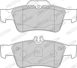 SET PLACUTE FRANA FERODO FDB1526 - Compatibil cu MERCEDES-BENZ, OPEL, PORSCHE, TOYOTA