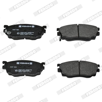 SET PLACUTE FRANA FERODO FDB1557 - Compatibil cu ISUZU, MAZDA