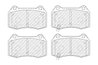 Set placute frana Ferodo FDB1561