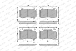 Set placute frana Ferodo FDB1561