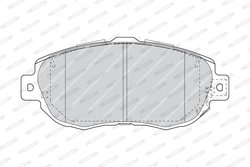 Set placute frana Ferodo FDB1564