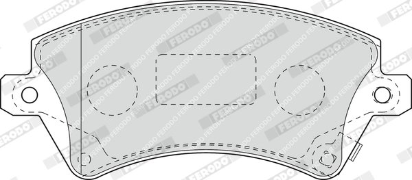 SET PLACUTE FRANA FERODO FDB1573 - Compatibil cu TOYOTA