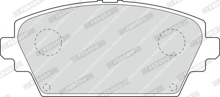 SET PLACUTE FRANA FERODO FDB1580 - Compatibil cu NISSAN