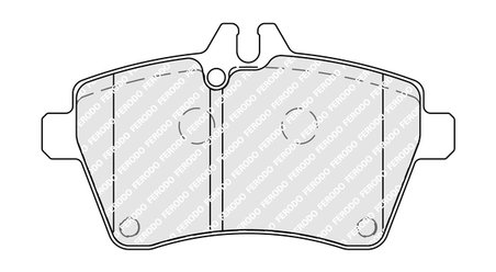 SET PLACUTE FRANA FERODO FDB1593 - Compatibil cu MERCEDES-BENZ