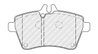 SET PLACUTE FRANA FERODO FDB1593 - Compatibil cu MERCEDES-BENZ