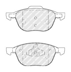 SET PLACUTE FRANA FERODO FDB1594 - Compatibil cu FORD, FORD AUSTRALIA, MAZDA, MERCEDES-BENZ, VOLVO