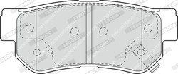 Set placute frana Ferodo FDB1606