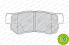 Set placute frana Ferodo FDB1606