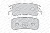 SET PLACUTE FRANA FERODO FDB1604 - Compatibil cu CITROEN, MITSUBISHI, PEUGEOT