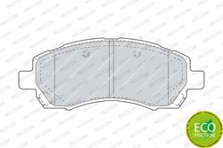 Set placute frana Ferodo FDB1612