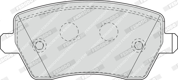 Set placute frana Ferodo FDB1617