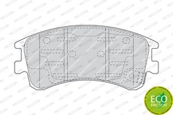 Set placute frana Ferodo FDB1619