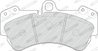 SET PLACUTE FRANA FERODO FDB1625 - Compatibil cu PORSCHE, VW