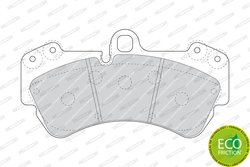 SET PLACUTE FRANA FERODO FDB1625 - Compatibil cu PORSCHE, VW