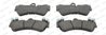 SET PLACUTE FRANA FERODO FDB1625 - Compatibil cu PORSCHE, VW
