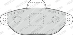SET PLACUTE FRANA FERODO FDB1630 - Compatibil cu FIAT, LANCIA