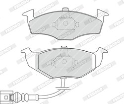 SET PLACUTE FRANA FERODO FDB1634 - Compatibil cu SKODA, VW