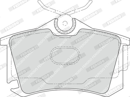 Set placute frana Ferodo FDB1637