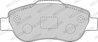 SET PLACUTE FRANA FERODO FDB1652 - Compatibil cu FIAT