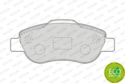 SET PLACUTE FRANA FERODO FDB1652 - Compatibil cu FIAT