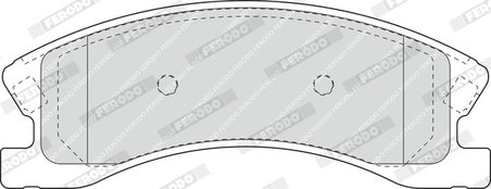 SET PLACUTE FRANA FERODO FDB1659 - Compatibil cu JEEP