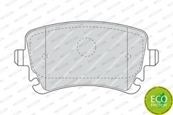 Set placute frana Ferodo FDB1655
