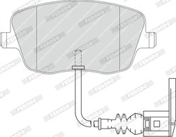 Set placute frana Ferodo FDB1662
