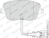 SET PLACUTE FRANA FERODO FDB1662 - Compatibil cu SEAT, SKODA, VW