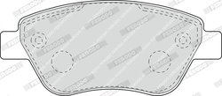 Set placute frana Ferodo FDB1666