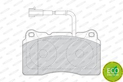 SET PLACUTE FRANA FERODO FDB1663 - Compatibil cu ALFA ROMEO