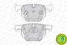 Set placute frana Ferodo FDB1673