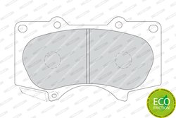 Set placute frana Ferodo FDB1698
