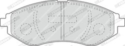 Set placute frana Ferodo FDB1699