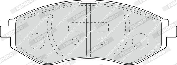 Set placute frana Ferodo FDB1699