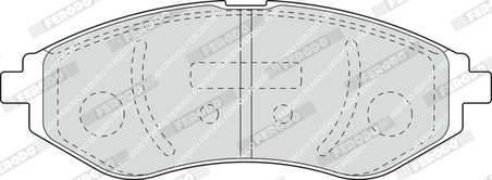 Set placute frana Ferodo FDB1699