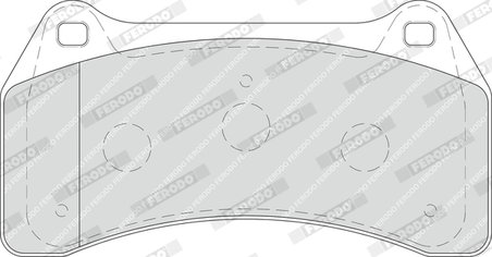 SET PLACUTE FRANA FERODO FDB1712 - Compatibil cu JAGUAR