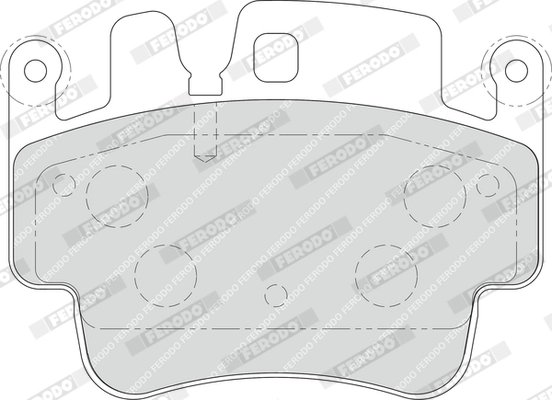 SET PLACUTE FRANA FERODO FDB1742 - Compatibil cu PORSCHE