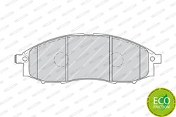 SET PLACUTE FRANA FERODO FDB1745 - Compatibil cu NISSAN