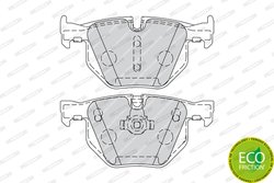 Set placute frana Ferodo FDB1748