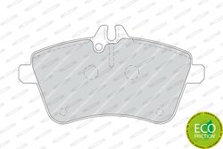 SET PLACUTE FRANA FERODO FDB1750 - Compatibil cu MERCEDES-BENZ