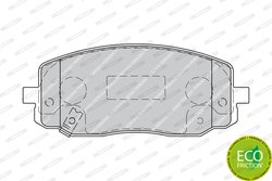 Set placute frana Ferodo FDB1783