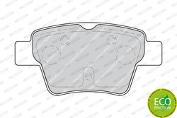 SET PLACUTE FRANA FERODO FDB1784 - Compatibil cu CITROEN, EMGRAND, GEELY, PEUGEOT