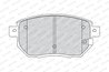 SET PLACUTE FRANA FERODO FDB1786 - Compatibil cu INFINITI, NISSAN