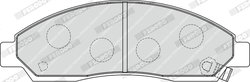 Set placute frana Ferodo FDB1816