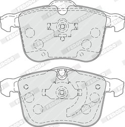 SET PLACUTE FRANA FERODO FDB1833 - Compatibil cu CADILLAC, HOLDEN, OPEL, SAAB, VAUXHALL