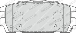 SET PLACUTE FRANA FERODO FDB1841 - Compatibil cu HYUNDAI