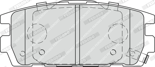 Set placute frana Ferodo FDB1841